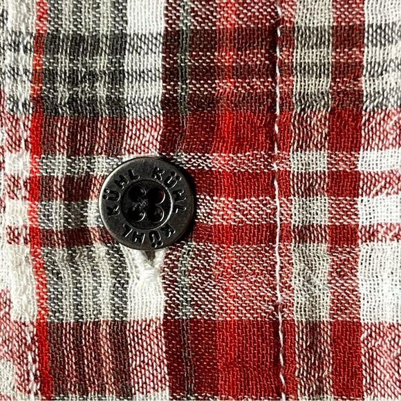 KUHL Born In The Mountains 100% Organic Cotton Button Shirt Size S - Picture 6 of 9